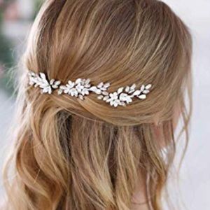 Floral wedding hair pins